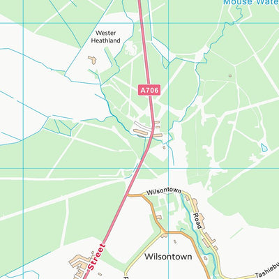 UK Topographic Maps South Lanarkshire (NS95) digital map