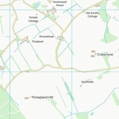 UK Topographic Maps South Lanarkshire (NT03) digital map