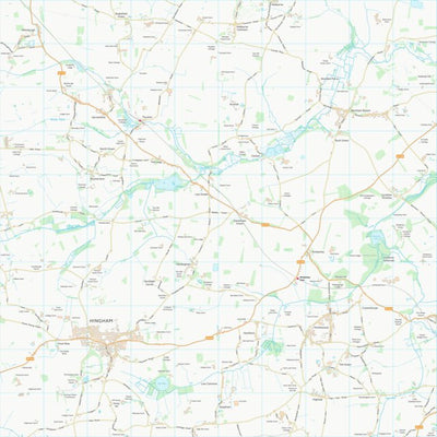 UK Topographic Maps South Norfolk District (TG00) digital map