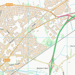 UK Topographic Maps South Norfolk District (TG10) digital map