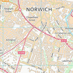 UK Topographic Maps South Norfolk District (TG20) digital map