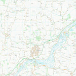 UK Topographic Maps South Norfolk District (TM28) digital map