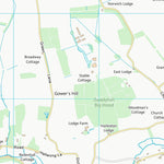 UK Topographic Maps South Norfolk District (TM28) digital map