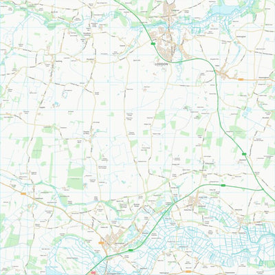 UK Topographic Maps South Norfolk District (TM39) digital map