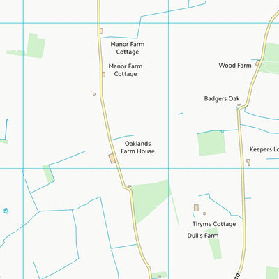 UK Topographic Maps South Norfolk District (TM39) digital map