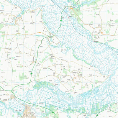UK Topographic Maps South Norfolk District (TM49) digital map