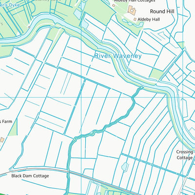 UK Topographic Maps South Norfolk District (TM49) digital map