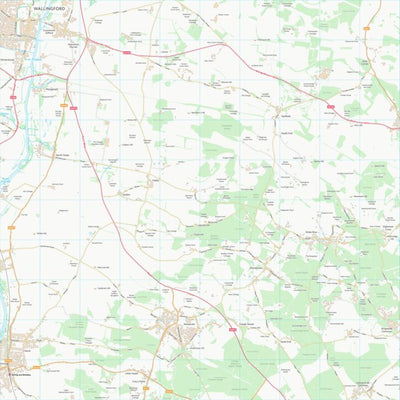 UK Topographic Maps South Oxfordshire District (SU68) digital map