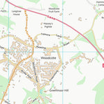 UK Topographic Maps South Oxfordshire District (SU68) digital map