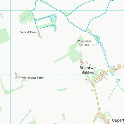 UK Topographic Maps South Oxfordshire District (SU69) digital map