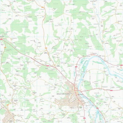 UK Topographic Maps South Oxfordshire District (SU78) digital map