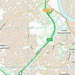 UK Topographic Maps South Ribble District (B) (SD52) digital map