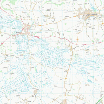 UK Topographic Maps South Somerset District (ST42) digital map