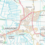 UK Topographic Maps South Somerset District (ST42) digital map