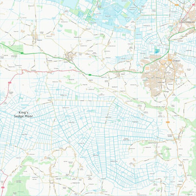 UK Topographic Maps South Somerset District (ST43) digital map
