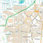 UK Topographic Maps South Somerset District (ST43) digital map