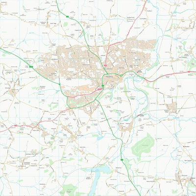 UK Topographic Maps South Somerset District (ST51) digital map