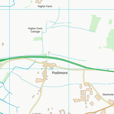 UK Topographic Maps South Somerset District (ST52) digital map