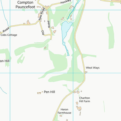 UK Topographic Maps South Somerset District (ST62) digital map
