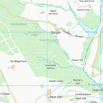 UK Topographic Maps South Somerset District (ST73) digital map