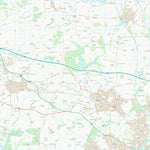 UK Topographic Maps South Staffordshire District (SJ80) digital map