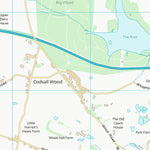 UK Topographic Maps South Staffordshire District (SJ80) digital map