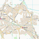 UK Topographic Maps South Staffordshire District (SJ80) digital map