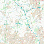 UK Topographic Maps South Staffordshire District (SJ90) digital map