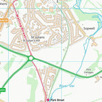 UK Topographic Maps St. Albans District (B) (TL10) digital map