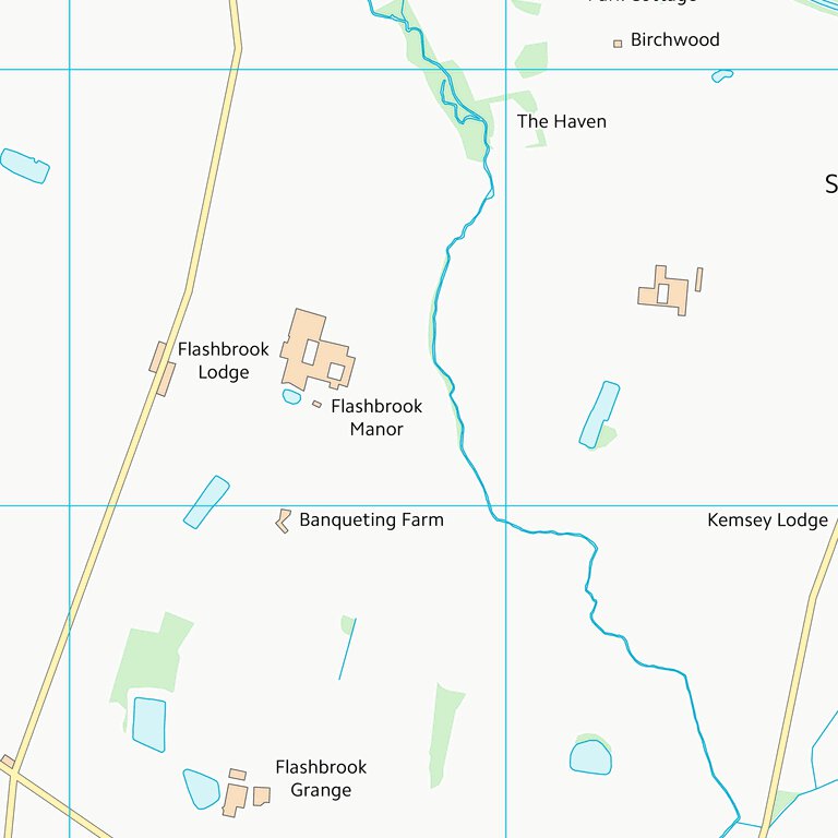 Stafford District (B) (SJ72) Map by UK Topographic Maps | Avenza Maps