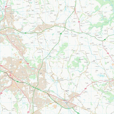 UK Topographic Maps Staffordshire Moorlands District (SJ94) digital map