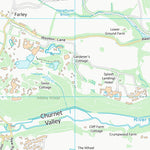 UK Topographic Maps Staffordshire Moorlands District (SK04) digital map