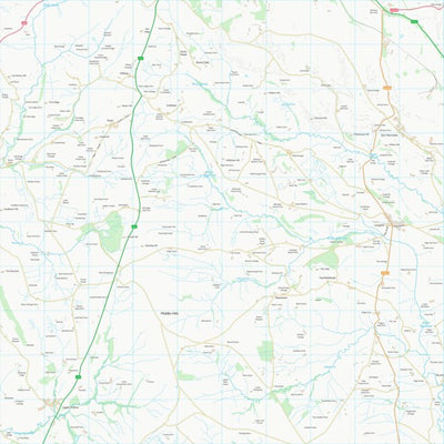 UK Topographic Maps Staffordshire Moorlands District (SK06) digital map