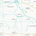 UK Topographic Maps Staffordshire Moorlands District (SK06) digital map