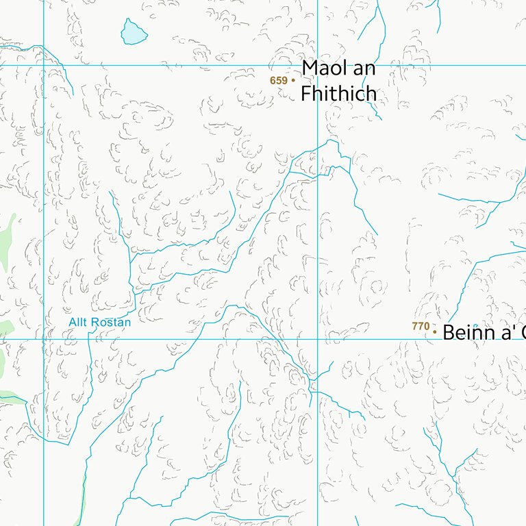 Stirling Ranges Topographical Map Stirling (NN31) Map by UK Topographic Maps | Avenza Maps