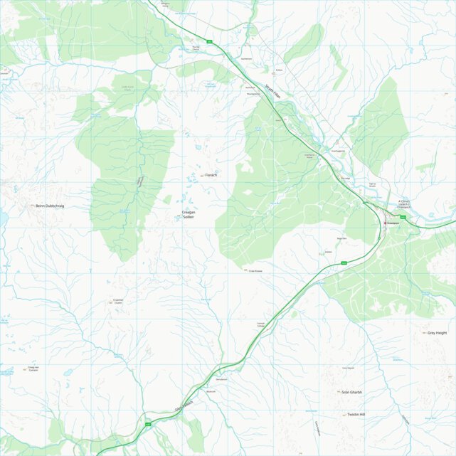 Stirling Ranges Topographical Map Stirling (NN32) Map by UK Topographic Maps | Avenza Maps