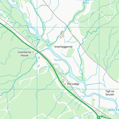 UK Topographic Maps Stirling (NN32) digital map