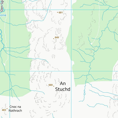 UK Topographic Maps Stirling (NN41) digital map