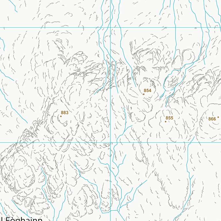 Stirling Ranges Topographical Map Stirling (NN43) Map by UK Topographic Maps | Avenza Maps