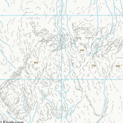 UK Topographic Maps Stirling (NN43) digital map
