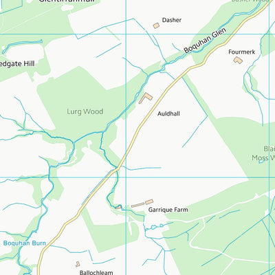 UK Topographic Maps Stirling (NS69) digital map