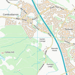 UK Topographic Maps Stirling (NS79) digital map