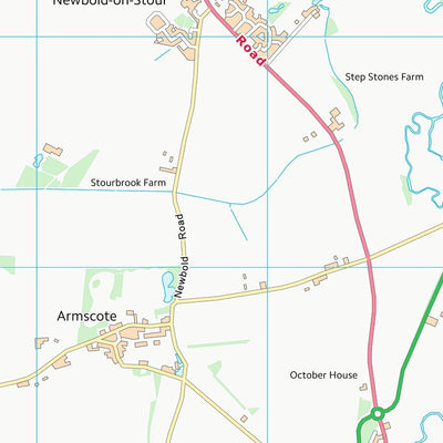 UK Topographic Maps Stratford-on-Avon District (SP24) digital map