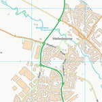 UK Topographic Maps Stratford-on-Avon District (SP25) digital map