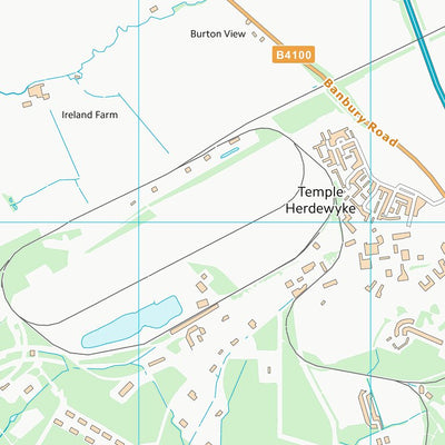 UK Topographic Maps Stratford-on-Avon District (SP35) digital map