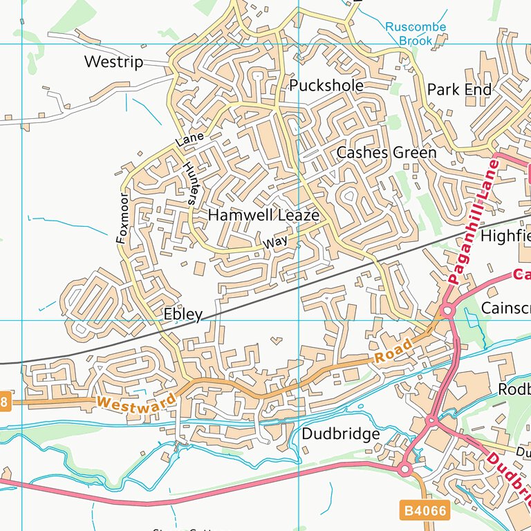 Stroud District (SO80) Map by UK Topographic Maps | Avenza Maps