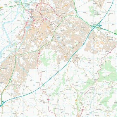 UK Topographic Maps Stroud District (SO81) digital map