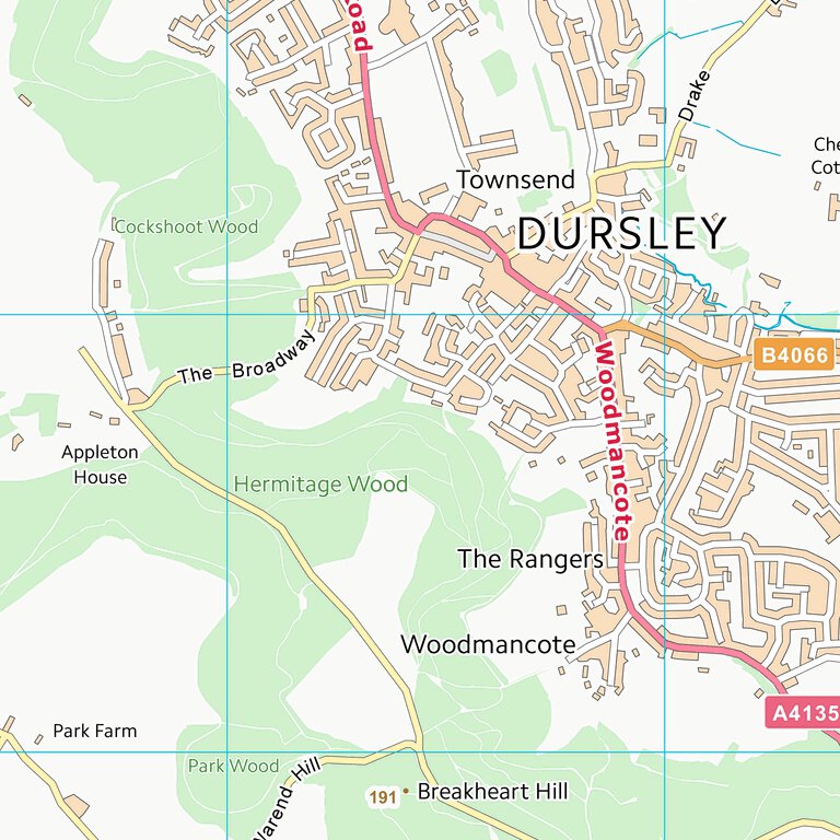 Stroud District (ST79) Map by UK Topographic Maps | Avenza Maps