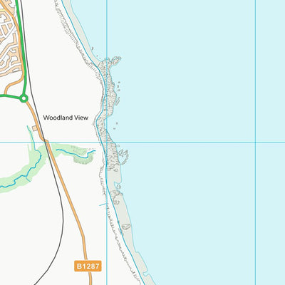 UK Topographic Maps Sunderland District (B) (NZ45) digital map
