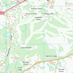 UK Topographic Maps Surrey Heath District (B) (SU96) digital map